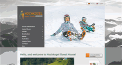 Desktop Screenshot of hochkogel.at